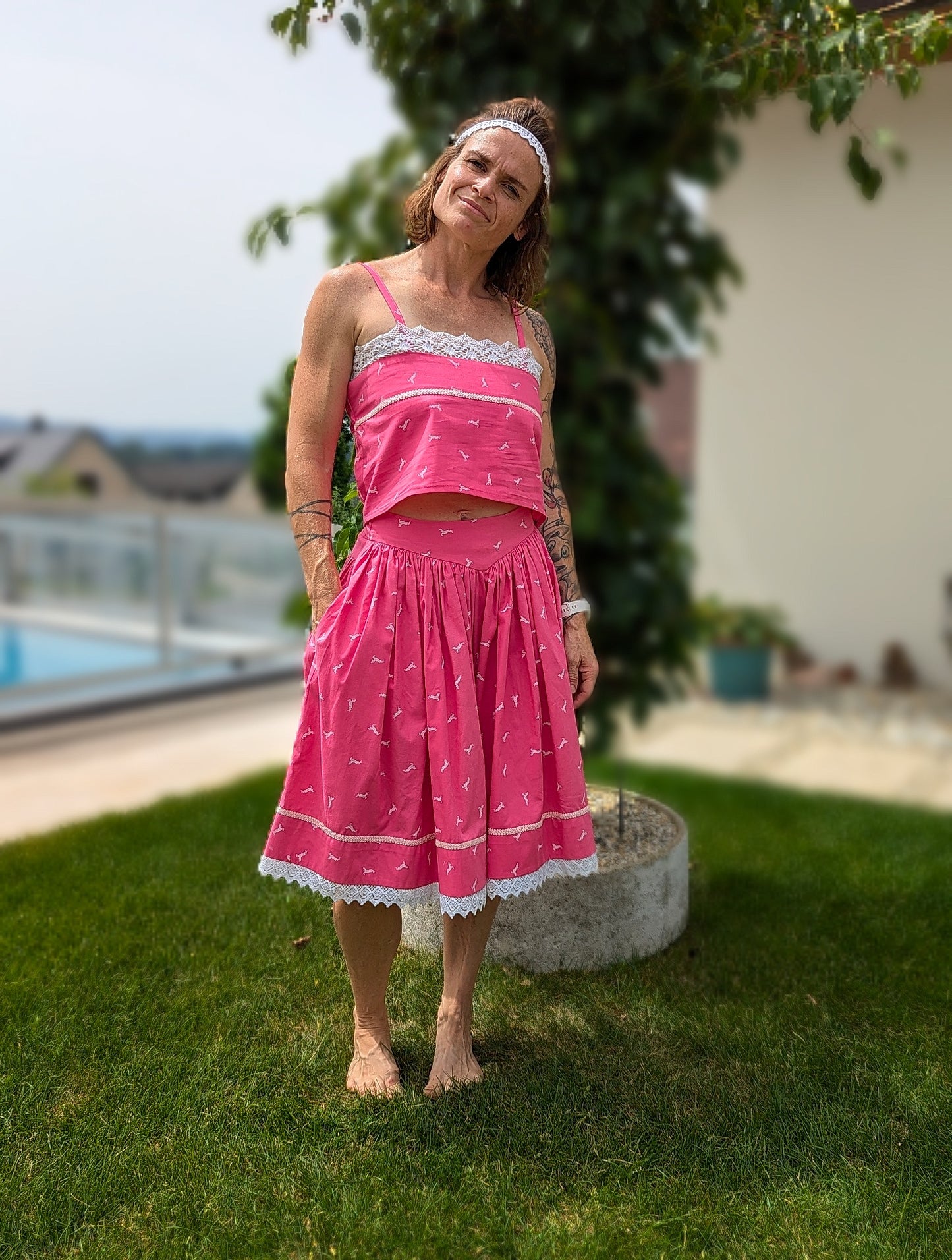 Rock LIZZY midi pink