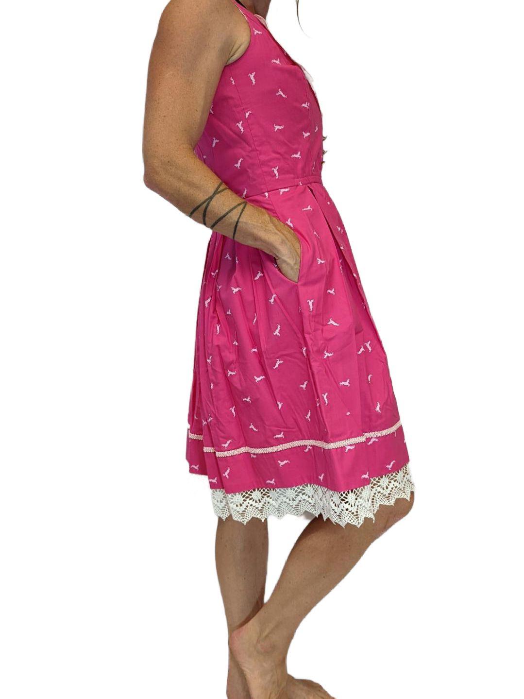 Kleid BETTY midi pink