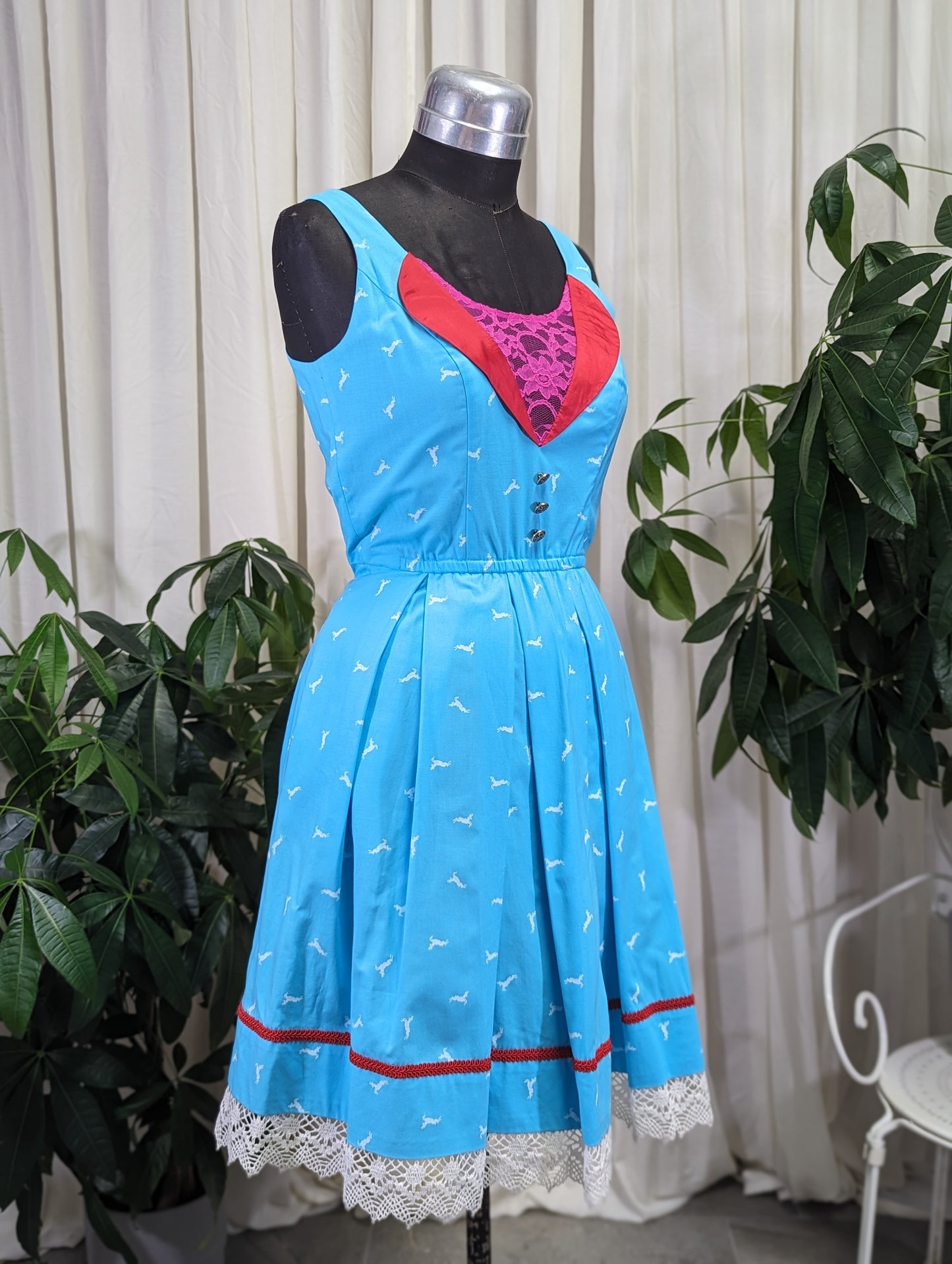Kleid BETTY midi blau