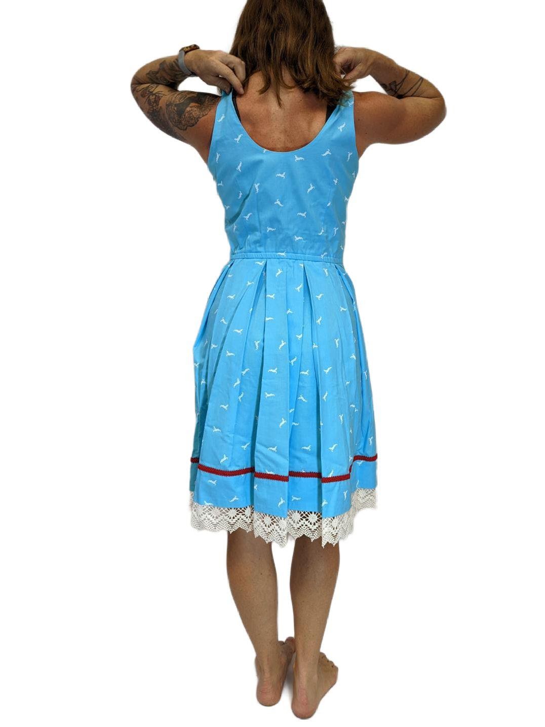 Kleid BETTY midi blau