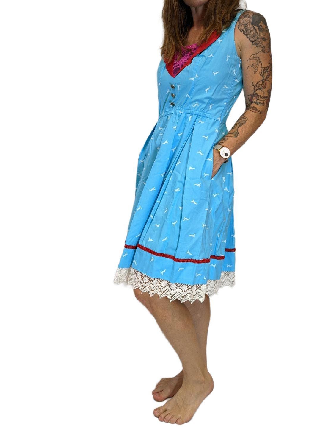 Kleid BETTY midi blau